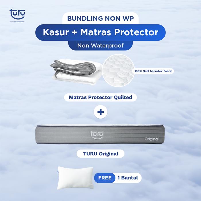 Gambar Kasur Pocket Spring Bed TURU ORIGINAL uk. 100x200 (Super Single) - Bundle-Non WP  dari TURU undefined Tokopedia