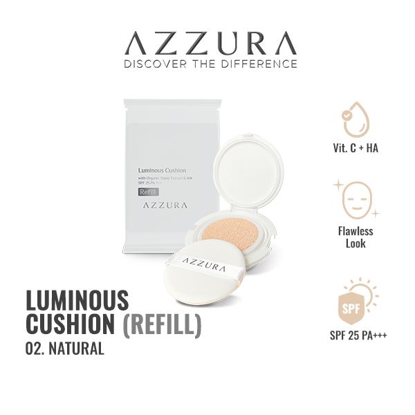 Gambar Azzura Cushion Natural High Coverage 15g Refill dari Azzura Cosmetics Indonesia undefined Tokopedia
