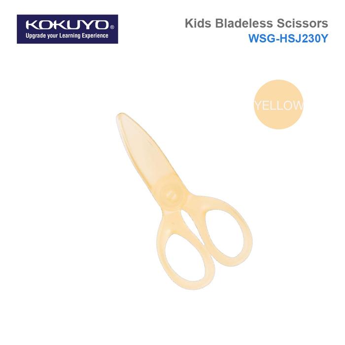 Gambar Kokuyo Kids Bladeless Scissors WSG-HSJ230 - Yellow dari Uni Kokuyo Indonesia undefined Tokopedia