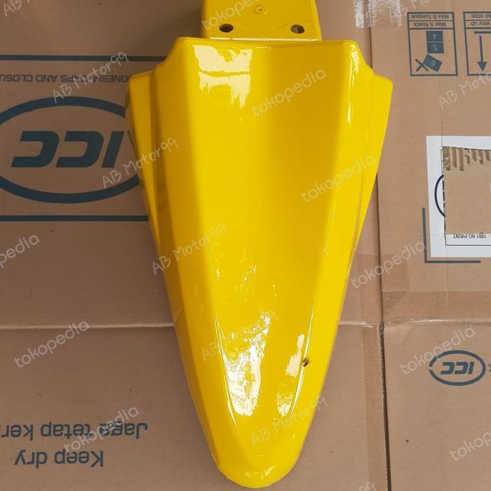 Gambar cover tameng batok spakbor depan yamaha mio smile kuning - spakbor depan dari AB MOTOR99 undefined Tokopedia