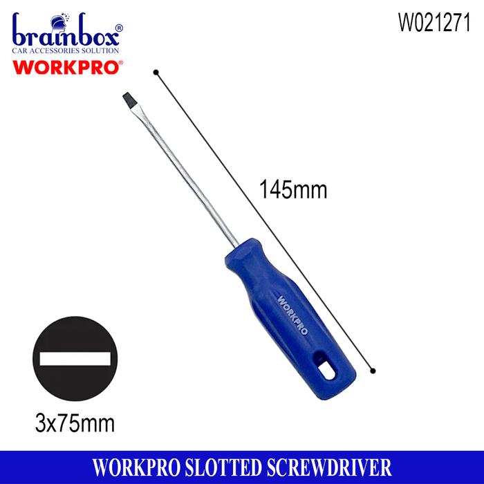 Gambar Workpro Obeng Screwdriver Slotted Phillips - 3x75mm dari Brainbox Car and Home undefined Tokopedia
