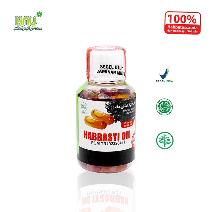 Gambar HABBASYIFA ISI 200 KAPSUL HABBATUSSAUDA ASLI ORIGINAL 100% TERBAIK - HNU OIL 75 dari RUMAH HERBAL NABAWI OFFICIAL undefined Tokopedia