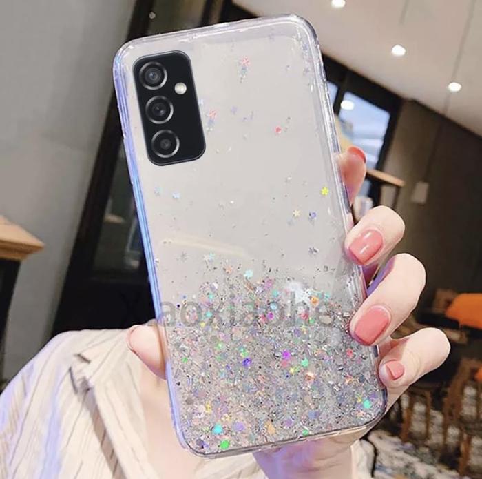 Gambar Samsung Galaxy A25 5G Casing Soft Case Tpu Bahan Premium Glitter - Putih/Bening dari Afrianyloo88 undefined Tokopedia