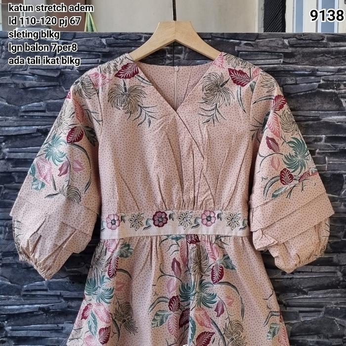Gambar atasan katun strech ld 110-120 merah, hitam, hijau, milo dari DovaFashionShop undefined Tokopedia