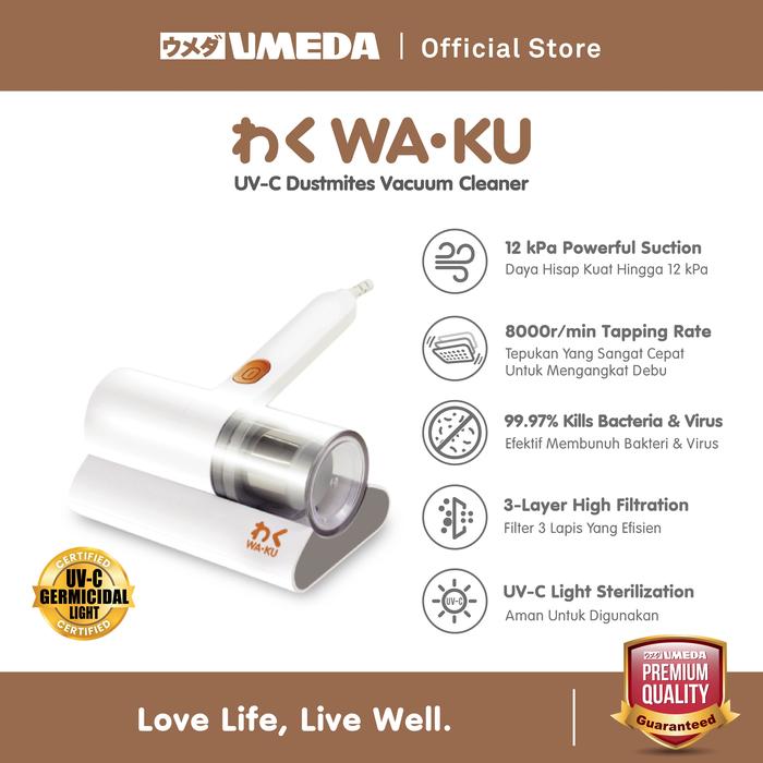 Gambar Umeda Waku UV-C Dustmite / Vacuum Cleaner / Vacum Tungau - Putih dari UMEDA undefined Tokopedia