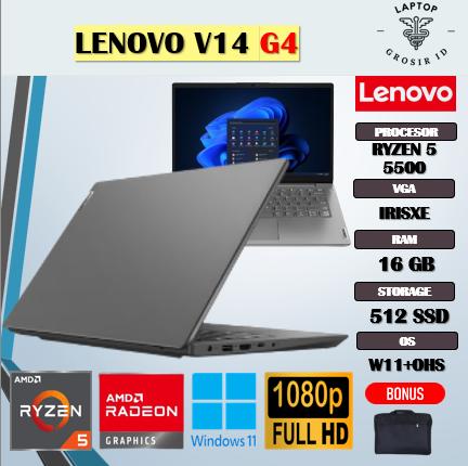 LENOVO V14 G4 RYZEN 5500 16gb 512GB RAM 16 512SSD di Olympus  Comp Tokopedia