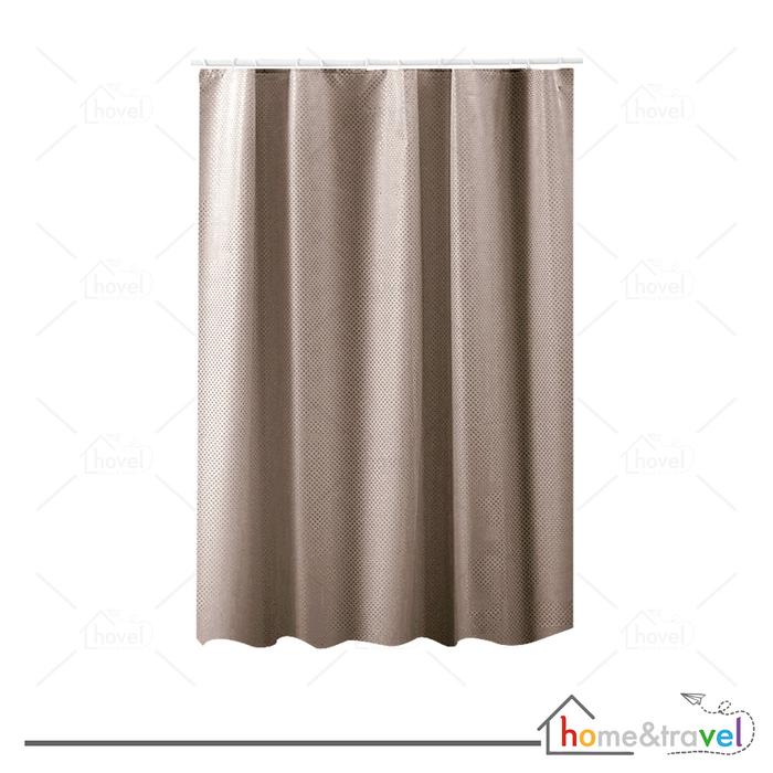Gambar HOVELSHOP Hordeng Kamar Mandi Aesthethic Curtain Tirai Toilet Shower - Coklat dari Hovel Shop undefined Tokopedia
