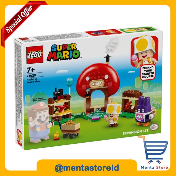 Jual LEGO Super Mario 71429 Nabbit at Toad's Shop Expansion Set