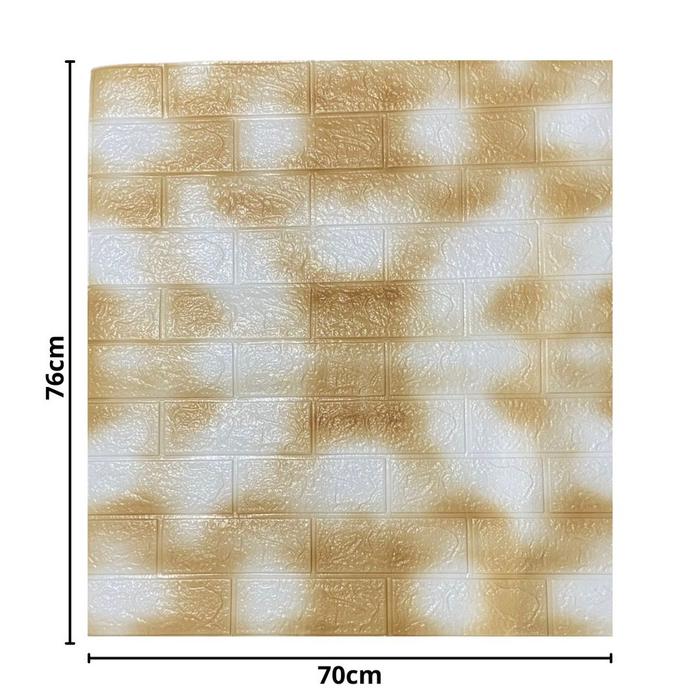 Gambar Wall Sticker Stiker Busa Foam Hiasan DInding Kamar Anak Estetik Awet - Coklat Muda dari Housez Store undefined Tokopedia