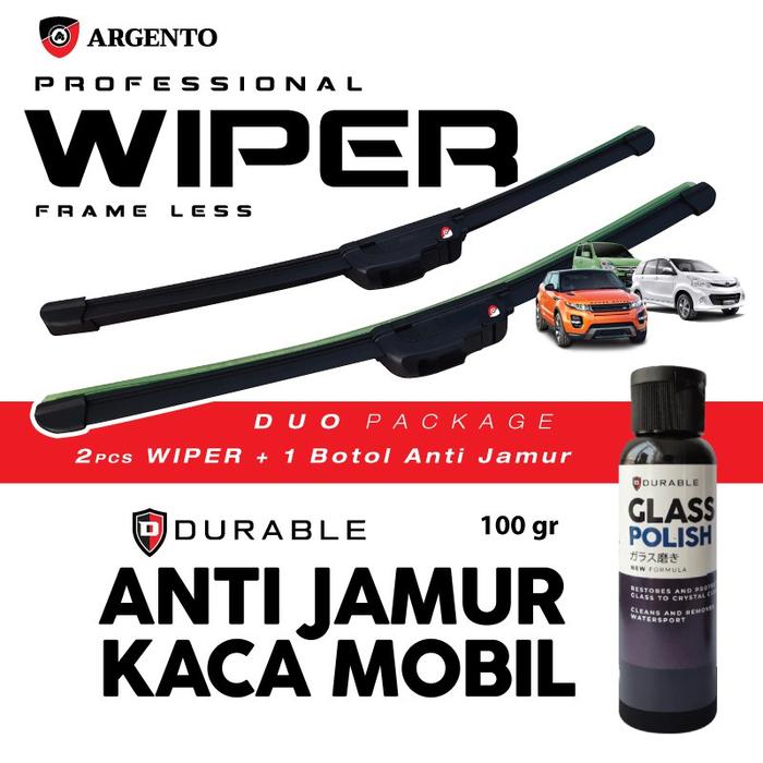 Gambar Toyota Avanza Wiper Mobil Argento Blade Aerofit Pisang 16 & 20 - WiperAntiJamur dari TMC Store Cover Mobil undefined Tokopedia