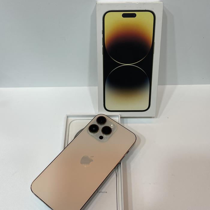 Gambar iPhone 14 ProMax 128GB 256GB 512GB 1TB Ex iBox Second - Gold, 128 gb dari Alaska Cell 2nd undefined Tokopedia