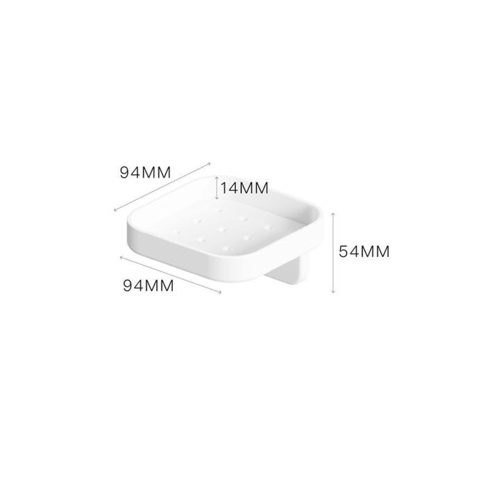 Gambar MOKKO Multifunction Accessories Storage Bathroom Rack Tempel Dinding - Small dari Mokko Living undefined Tokopedia