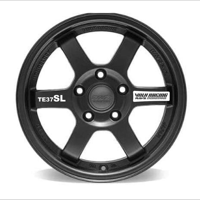 Gambar STIKER VELG TE37 SL VOLK RACING RAYS ENGINEERING - Putih, 1 velg dari stickerika. undefined 5 Tokopedia