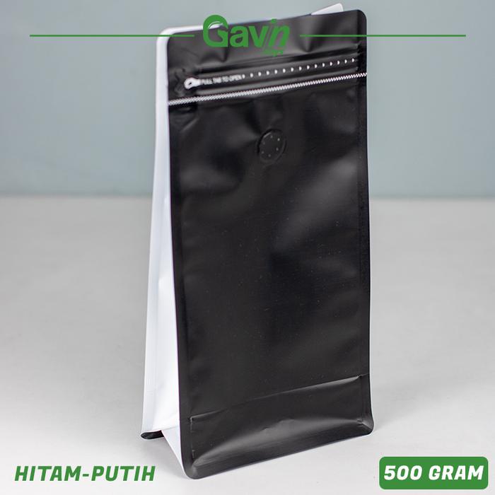 Gambar Packaging Kopi Valve Katup Udara 500gr - Flat Bottom Pouch Coffee Bean - Merah dari Gavintoys undefined 5 Tokopedia