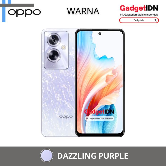 Gambar OPPO A79 5G 8/256GB NFC ( + 8GB EXTENDED RAM ) GARANSI RESMI OPPO - DAZZLING PURPLE, FREE 25 BONUS dari GadgetIDN undefined Tokopedia
