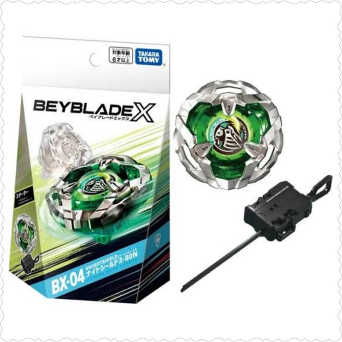 Gambar TAKARA TOMY BEYBLADE X GASING STARTER PACK BX-03 BX-04 Knightshield - BX-04 KNIGHTSHI dari AzaHotwheelshop undefined Tokopedia