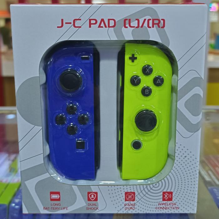 Gambar Nintendo Switch Joy Con Joycon Wireless Controller R/L - Blue/Yellow dari nichos game zone undefined Tokopedia