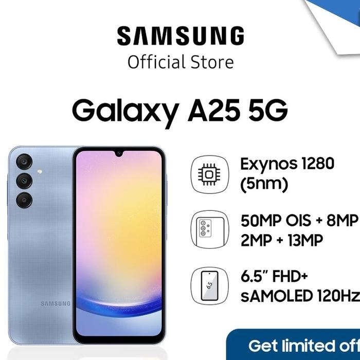 samsung galaxy a25 5g 8/256gb Kuning, 8gb+256gb di Senkom Hp Tokopedia