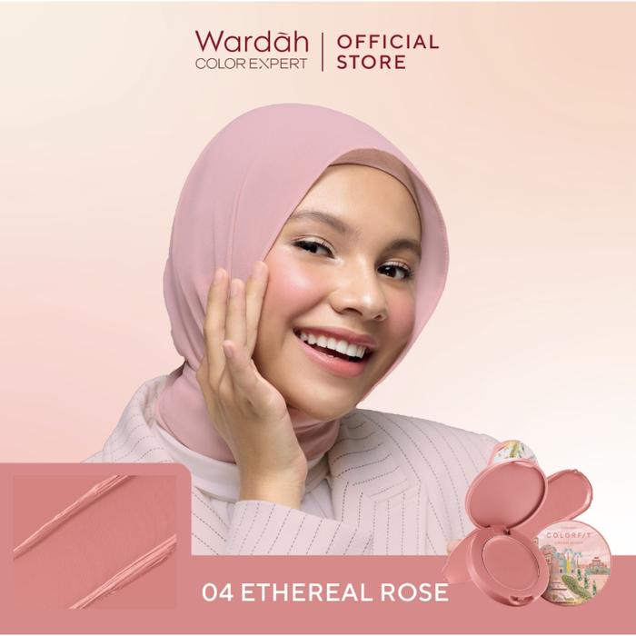 Gambar WARDAH Colorfit Cream Blush - 04 ETHEREALROSE dari Toko Daun Ijo undefined Tokopedia