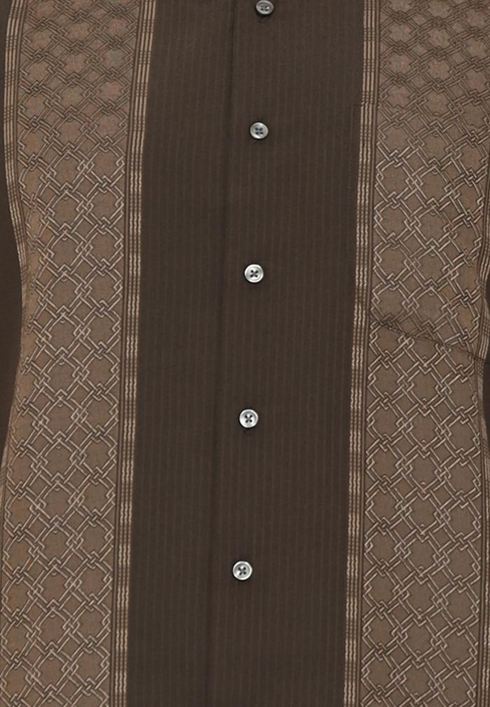 Gambar Ricciman Regular Fit Lengan Pendek S-83301P - Cokelat, 15.5 (M) dari Ricciman undefined Tokopedia