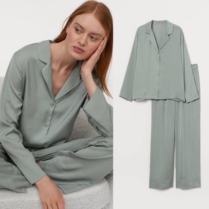 Jual H*M Satin Pajamas Recommended Zebra Satin, S Kota Bekasi