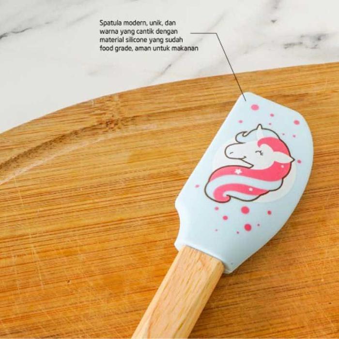 Gambar SPATULA CYPRUZ SWEETNESS Utensile Silicone Anti Leleh - AM-1516 SET dari TOKO JAWA ELECTRIK undefined 4 Tokopedia