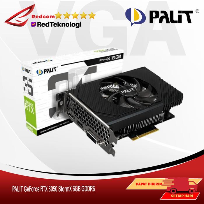 グラフィックボード・グラボ・ビデオカード PALIT GeForce RTX 3050 StormX 6GB PALIT GeForce RTX 3050 StormX 6GB Graphics Card NE63050018JE-1070F