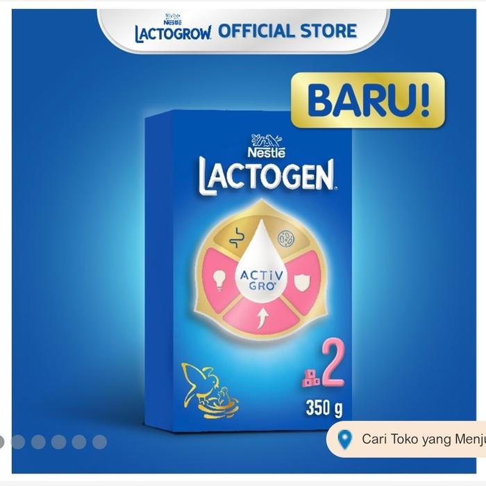 Gambar Lactogen 2 Susu Bayi Formula Dha + Prebio 1 350G dari AGC Mall undefined Tokopedia