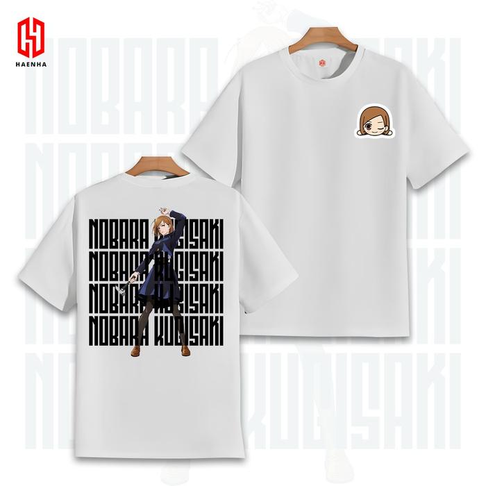 Gambar Kaos Anime Distro Premium Jujutsu Kaisen Nobara Kugisaki Atasan Unisex - HC883 PUTIH, M dari Haenhacollection undefined Tokopedia
