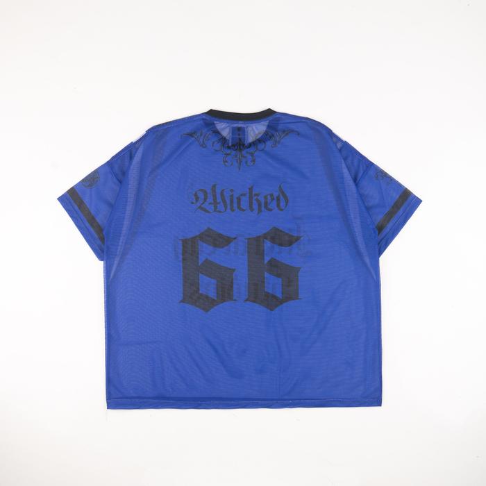 Gambar HIERARCHY STUDIOS Spellbound 2.0 - White Wicked Oversized Mesh Jersey - Blue, S dari Hierarchystudios undefined Tokopedia