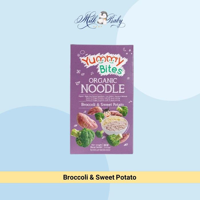 Gambar Yummy Bites Organic Baby Noodle 80gr - Broccoli & Swee dari milkbabyonline undefined Tokopedia