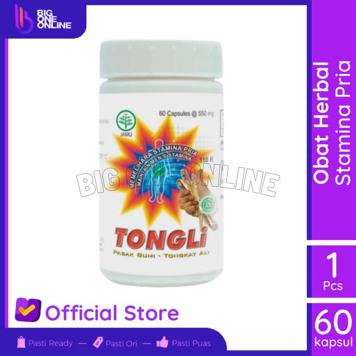 Gambar TONGLI Borobudur Herbal, Ekstrak Tongkat Ali, Jamu Vitalitas Pria - Tongli dari Big One Online undefined Tokopedia