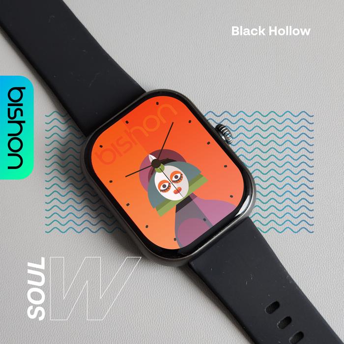 Gambar Smartwatch Bishon Soul W Jam Sport Support Water Resist IOS Android - Black Hollow dari Bishon_NEW Kota Administrasi Jakarta Selatan Tokopedia