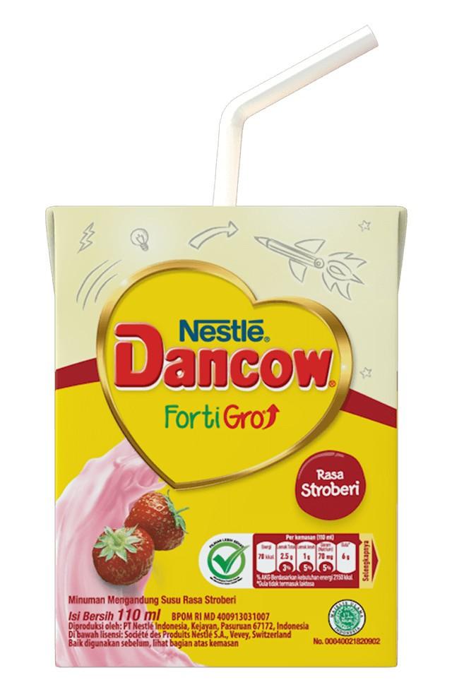 Gambar Susu Dancow Fortigro UHT 110 ml per karton isi 36pcs - All Varian - Stroberi 36pcs dari Tami Tami Tummy undefined Tokopedia