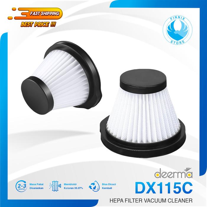 Gambar Deerma Vacuum Cleaner 2 in 1 DX118C - Penyedot Debu - FILTER DX115C dari Finnix Store undefined Tokopedia
