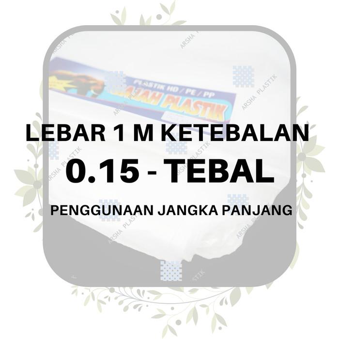 Gambar Plastik Cor Bening Buram PE Murah Lebar 1m - Terpal Plastik Bening - 0.15 Tebal, Ecer Per 1/2 M dari Arsha Plastik undefined Tokopedia