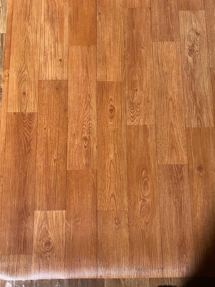 Gambar Lantai Vinyl Korea 1.5mm - Vinil Karpet Roll Embossed Motif Kayu - 8145 (Coklat), M2 dari Rumah Decking undefined Tokopedia