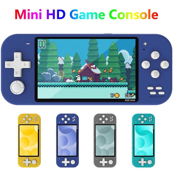 Gambar Impor X20 Mini Video Game Console Built-in 1000 Games HD Portable Ret dari Lion Dominion undefined Tokopedia