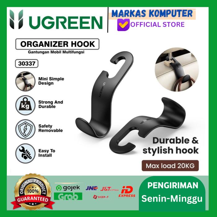 Gambar UGREEN Hanger Hook Gantungan Dinding Tempel Kunci Mobil Kabel Isi 4Pcs - 30337-ISI2PCS dari MARKAS KOMPUTER STORE undefined Tokopedia