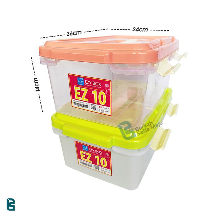 Gambar CONTAINER BOX PLASTIK KECIL EZY KAPASITAS 15 LITER - EZ10 dari BERKAH SETIA MAJU_NEW undefined Tokopedia