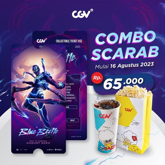 Gambar Collectible Ticket Blue Beetle Card Official CGV dari Methriks undefined Tokopedia