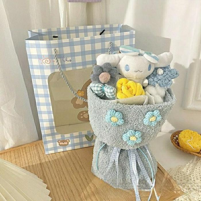 Gambar wee Sanrio Cinnamoroll Kelinci kado ultah / buket boneka Buket Buket - Kayu Manis-Biru dari weeehsbxbx undefined Tokopedia