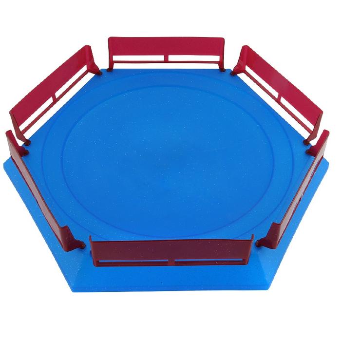 Gambar Arena Main Gasing Beyblade Hexagon - Beyblade Stadium Arena - biru merah dari kanpekishop undefined Tokopedia