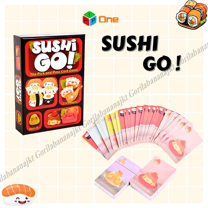 Gambar Sushi Go Mainan board game dari Gorilabananajkt undefined Tokopedia
