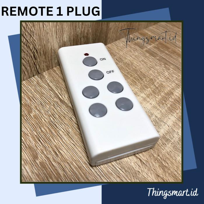 Gambar Plug Wireless Stop kontak with remote socket colokan otomatis - REMOTE A dari Thingsmart ID undefined Tokopedia