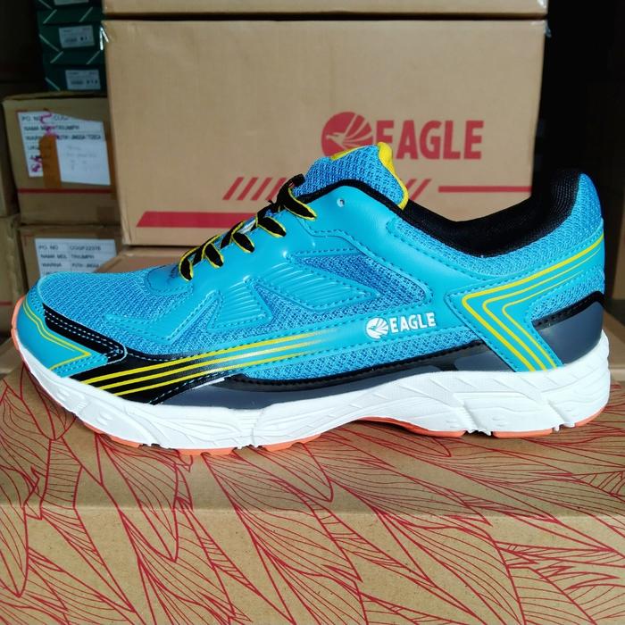 Gambar Sepatu EAGLE NOMAD Running Series - Biru/Putih, 39 dari Riseup_id undefined Tokopedia