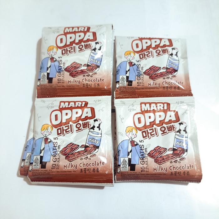Gambar Mari Oppa Minuman Renceng - MILKY CHOCOLATE dari Teguh Jaya Plastik undefined Tokopedia