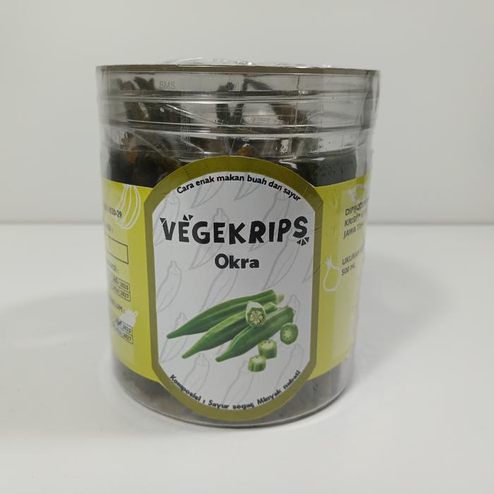 Gambar Keripik Okra 500 mL Vegekrips dari Majulah Karya Nusantara undefined Tokopedia