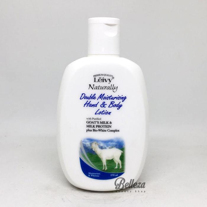 Gambar Leivy Naturally Double Moisturising Hand & Body Lotion 270ml - Goat Milk dari Belleza Beauty Shop undefined Tokopedia