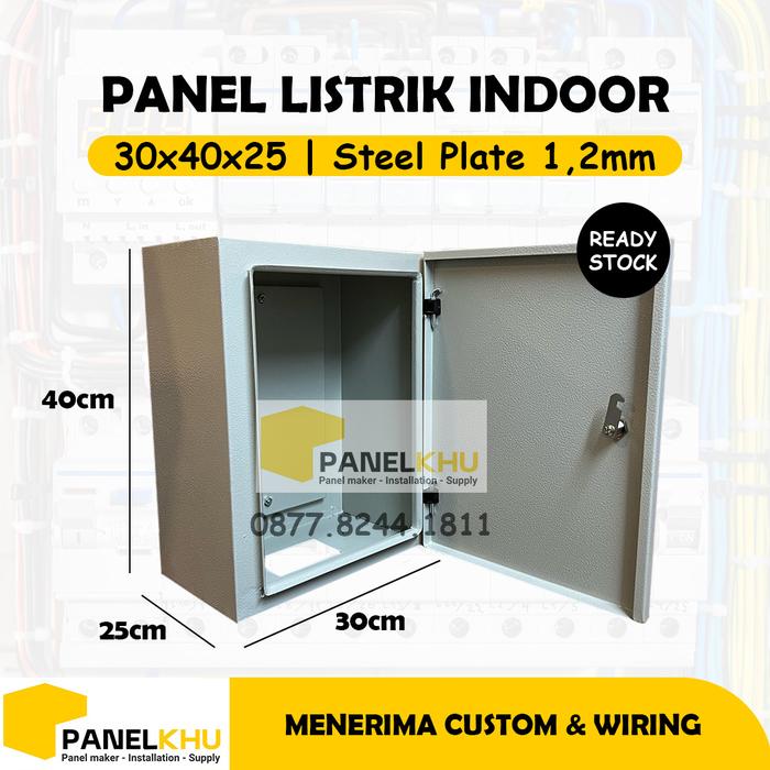 Gambar Box Panel Listrik Indoor 60X40X25 Plat 1,2mm - 30x40x25 dari Panel Khu undefined Tokopedia